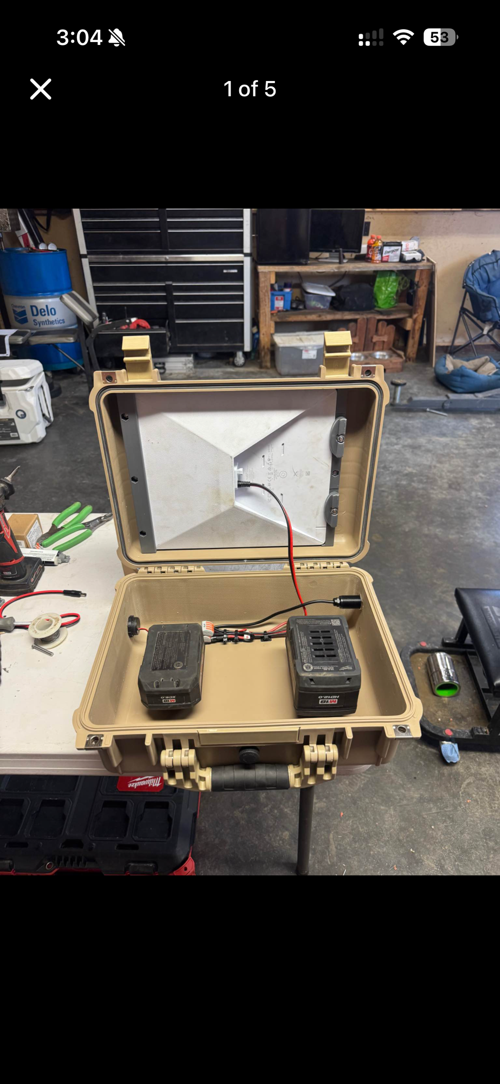 Portable Starlink Powered Case